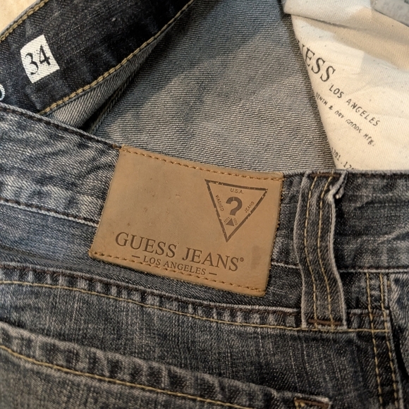 Guess Denim Desmond Relaxed For Jeans Men's 34x30 (34x31) Pants Blue - Picture 4 of 8